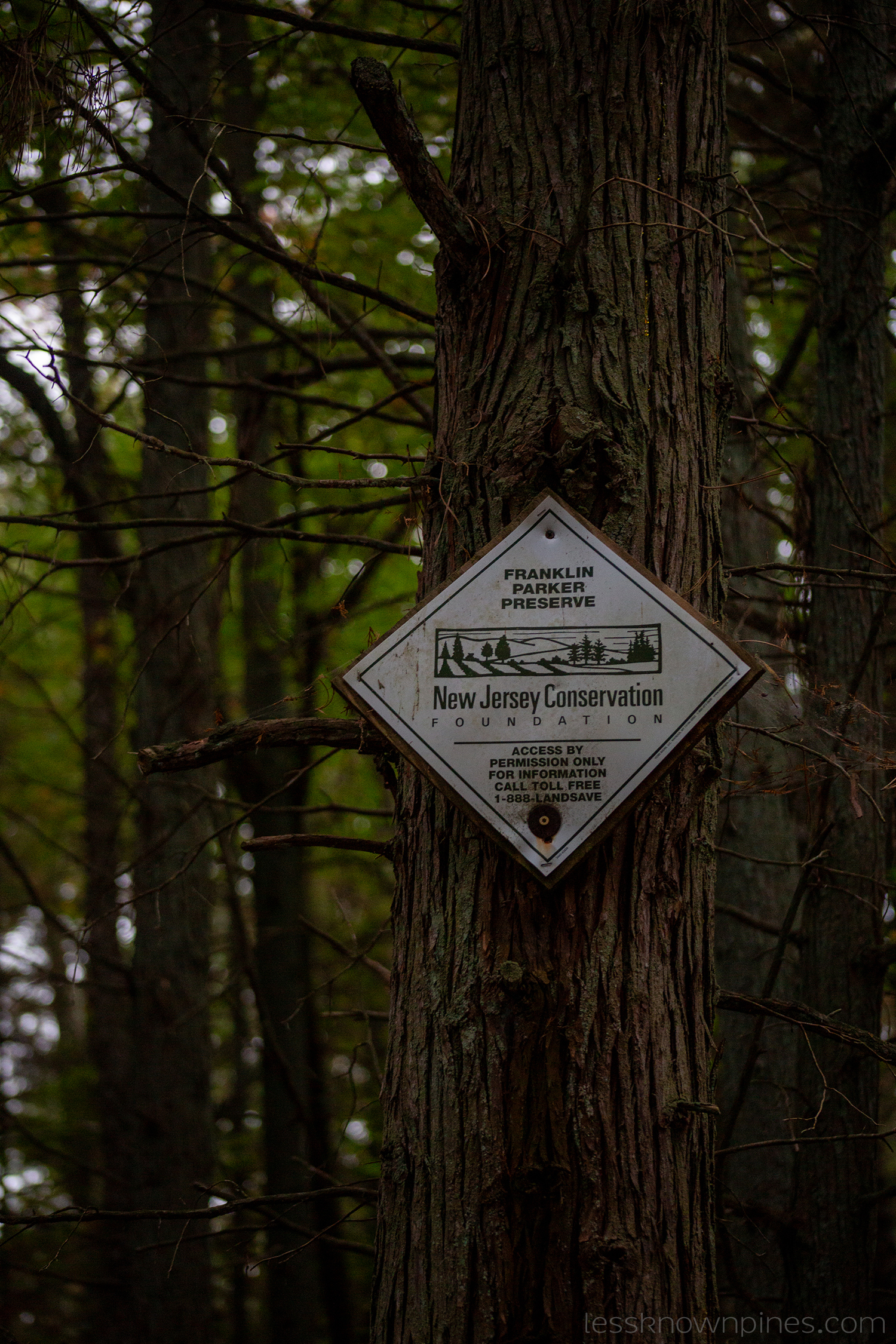 Franklin Parker Preserve sign