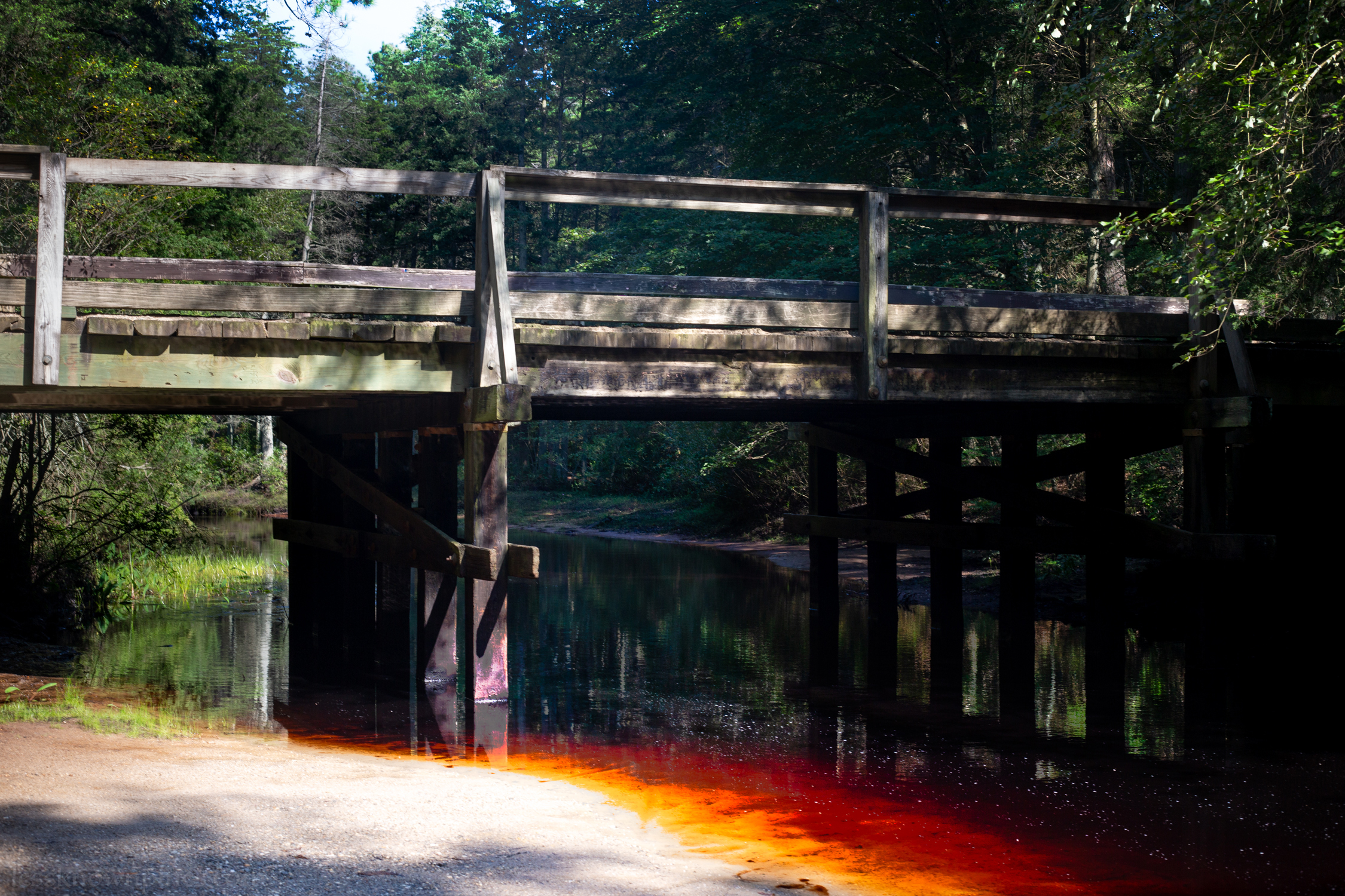 Hawkins Bridge from below